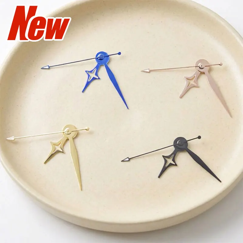 8,5mm * 12,5mm * 13mm Sternen Uhr Hände Für NH35/36/34/38 automatische Bewegung Silber Rose Gold Schwarz Mod Teile Zubehör Werkzeuge