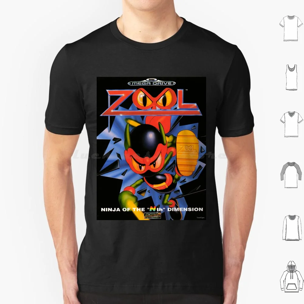 Zool T Shirt Cotton Men Women DIY Print Zool Interdimensional Nth World Dimention Retro Mega Drive Genesis Classic 90s Console