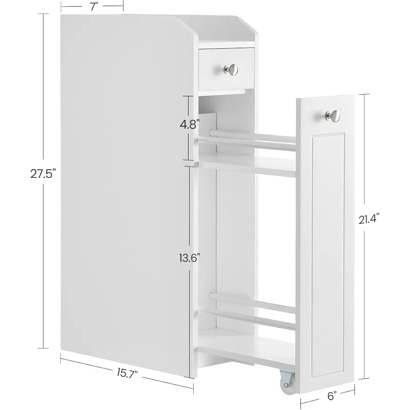 Небольшой шкаф для хранения в ванной комнате, тонкий органайзер для хранения в ванной комнате, держатель для туалетной бумаги с местом для хранения, хранилище туалетной бумаги