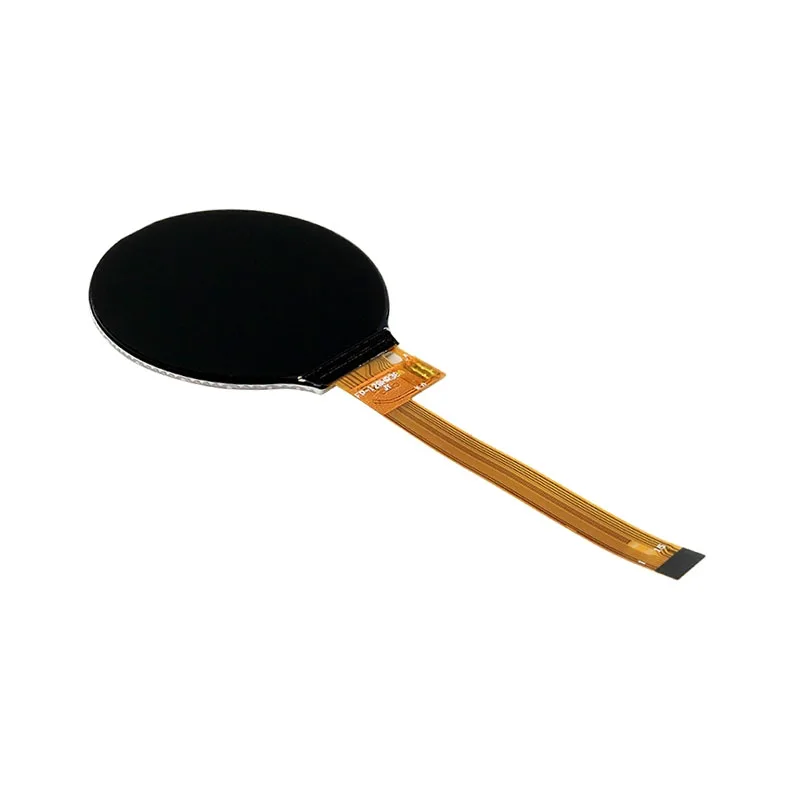 1.28インチIPSラウンドTFT LCDディスプレイモジュール、RGB 240x240、GC9A01ドライバー、SPIインターフェース、15ピンプラグインロングリボンケーブル付き