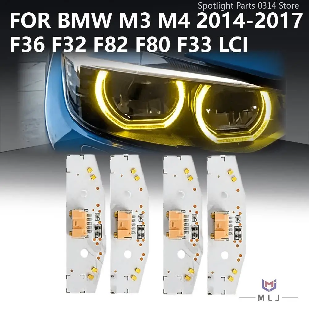 

Yellow Light Chip For BMW M3 M4 2014 2015 2016 2017 F36 F32 F82 F80 F33 LCI Adaptive Headlight DRL Chip DRL Angel Eye Board
