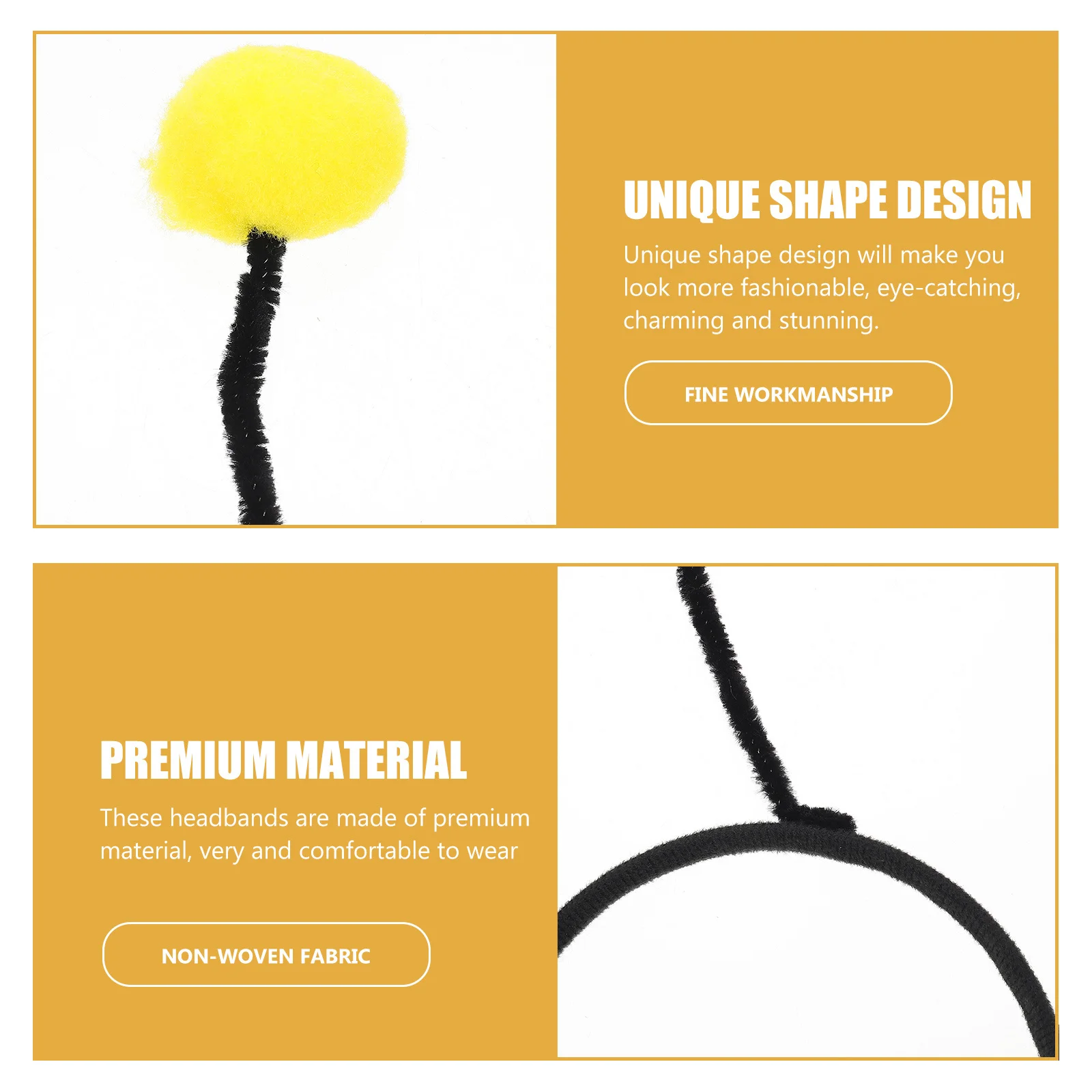 6 قطعة عقال الكرة لمهرجان غطاء الرأس حفلة تأثيري ديكور زي حلية الشعر الأطواق أداة تصفيف الشعر #1