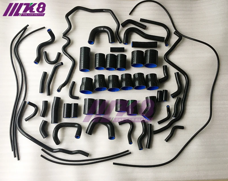 Silicone Radiator &Turbo Hose Kit For Nissan 300ZX VG30DETT Z32 1990-1999