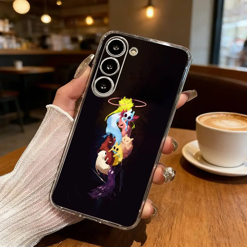 R-Rain World K-Kanxy Game Phone Case For Samsung Galaxy S24 S25 S23 S22 S21 Plus S24 S25 Transparent Cover Case