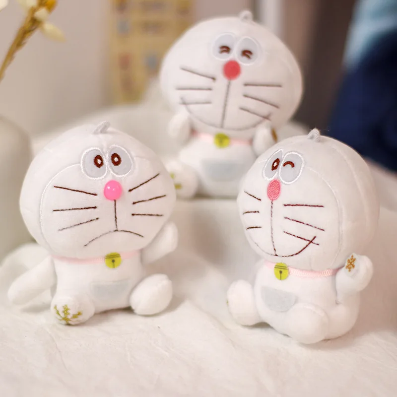 Doraemon плюшевая игрушка кулон Ding Dong брелок робот кошка сумка Шарм подарок на день рождения маленькая кукла