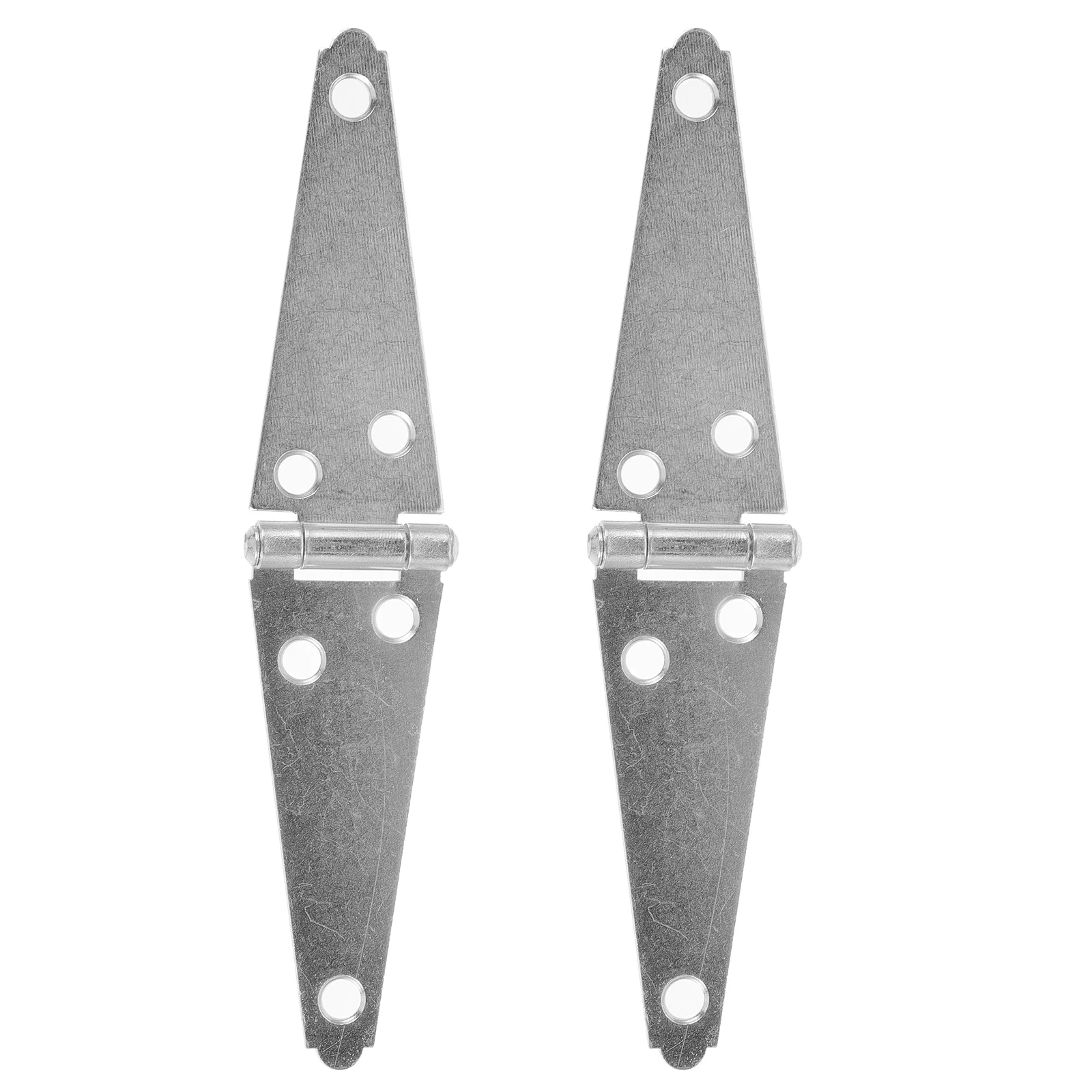 2 Pcs Door Hinge Shed Hinges Heavy Duty Strap Decorative Barrier Fence Wood Gate Hardware Kit Iron Barn Wooden