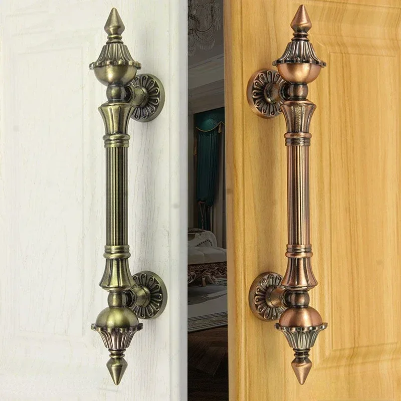 1PCSEuropean-style Antique Open Door Handle Wooden Door Opposite Door Handle Simple Invisible Handle