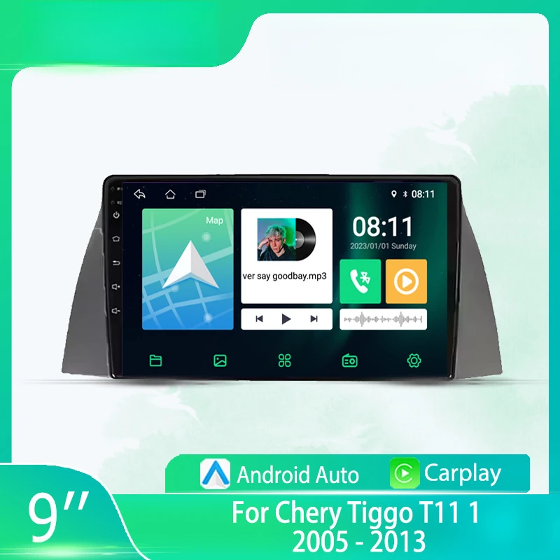 

For Chery Tiggo T11 2005 2006 2007-2013 Car Multimedia Player Android Car Player GPS WIFI Carplay 4G Car Radio Navigation Stereo