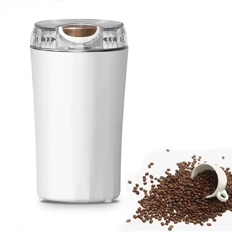 Mini Electric Grain Grinder Portable Coffee Bean Nut Pepper Mill Stainless Steel Fine Grinding Kitchen Machine for Flour