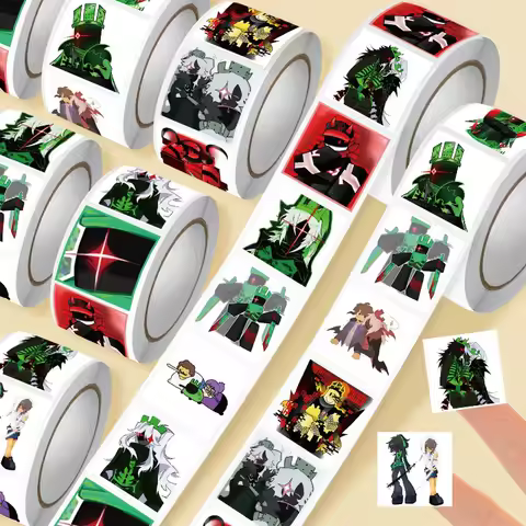 500 Pcs/set ROBLOX Creative Peripheral Anime Stickers Kawaii Laptop Suitcase Skateboard Guitar Phone Cartoon Cute Stickers Gifts