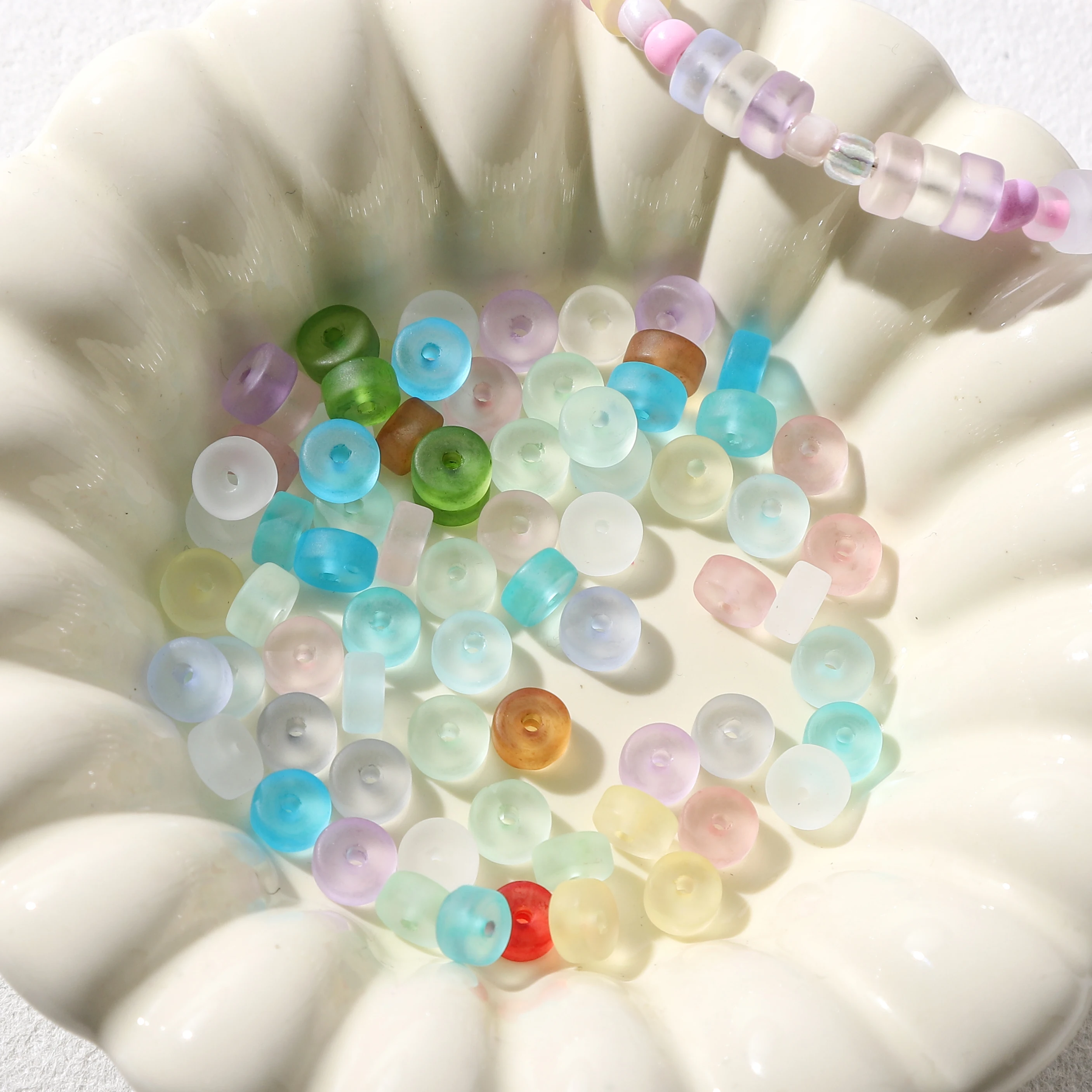 10/30 г 3x6 мм стеклянные матовые плоские круглые бусины, свободные бусины-разделители для DIY браслетов, ожерелий, принадлежности для изготовления ювелирных изделий 10/30 г 3x6 мм стеклянные матовые плоские круглые бусины, свободные бусины-разделители для DIY браслетов, ожерелий, принадлежности для изготовления ювелирных изделий