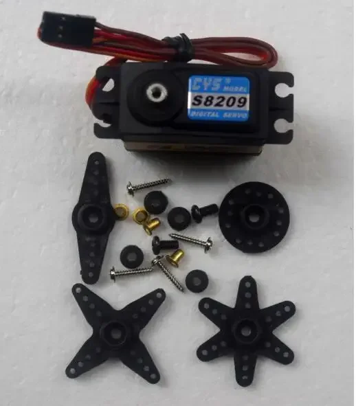 Cys s8209 0,08 Sek./60 ° 8kg Ultrahochgeschwindigkeits-Digital-Metall getriebes ervo für Allrad fahrzeuge