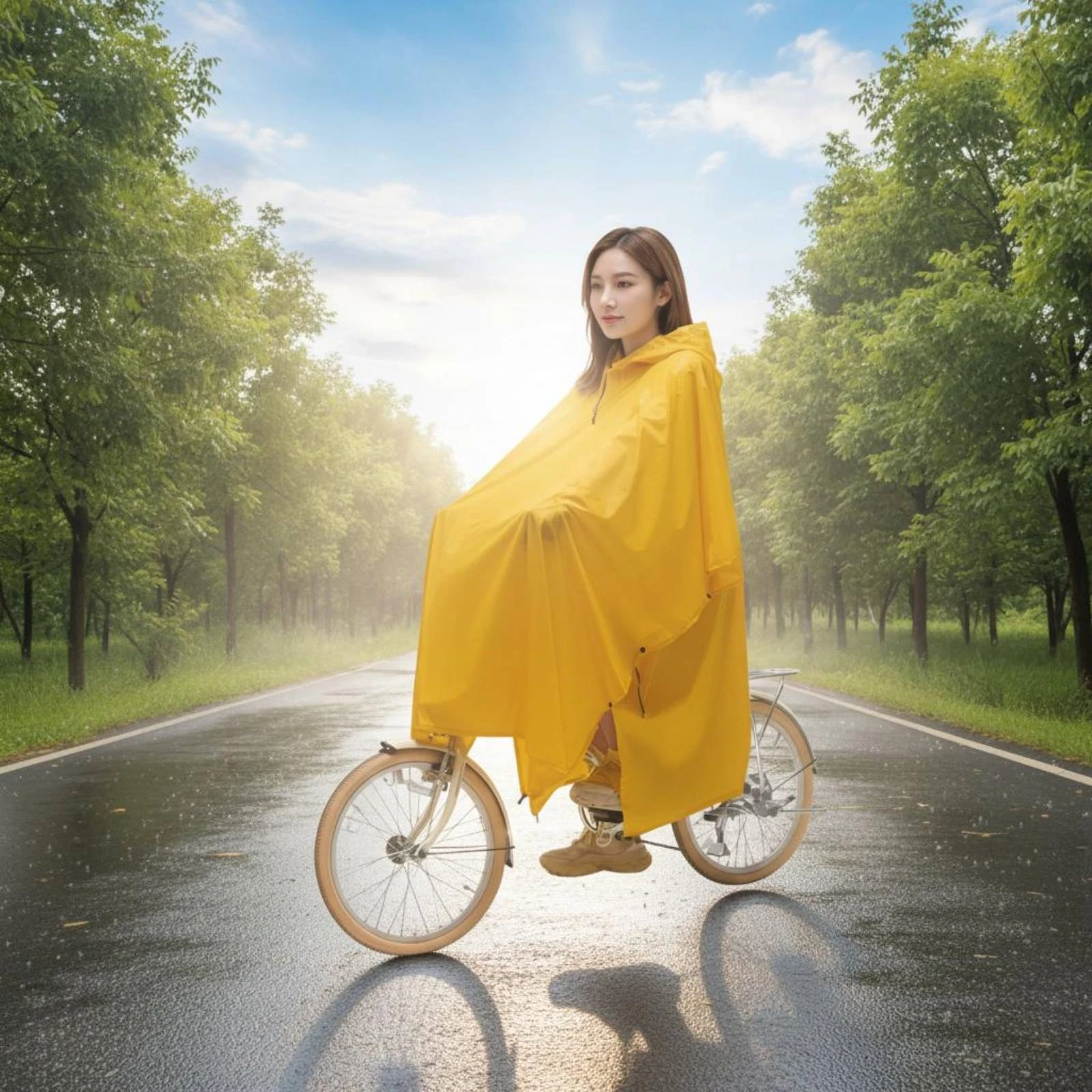 Camping Rain Poncho 3-in-1 Hik - Emergency Poncho Rain recension och pris