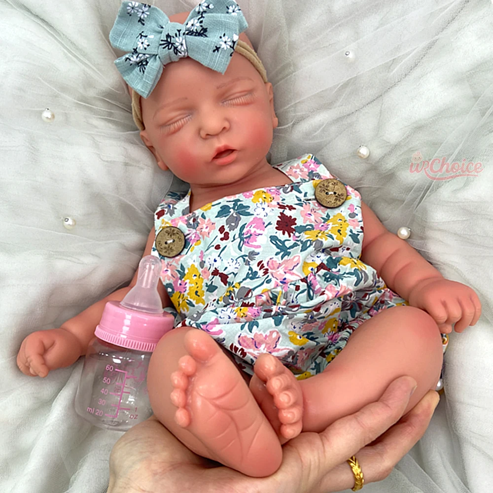 

Ручная роспись, утяжеленная, полностью мягкая силиконовая кукла Reborn Baby, реалистичная моющаяся кукла возрождения в качестве уникального подарка для родителей