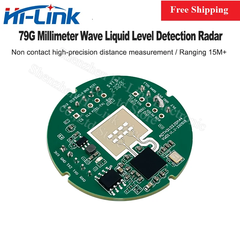 79G millimeter wave liquid level detection sensor LD8001 radar module FMCW non-contact high-precision ranging TTL Serial Output