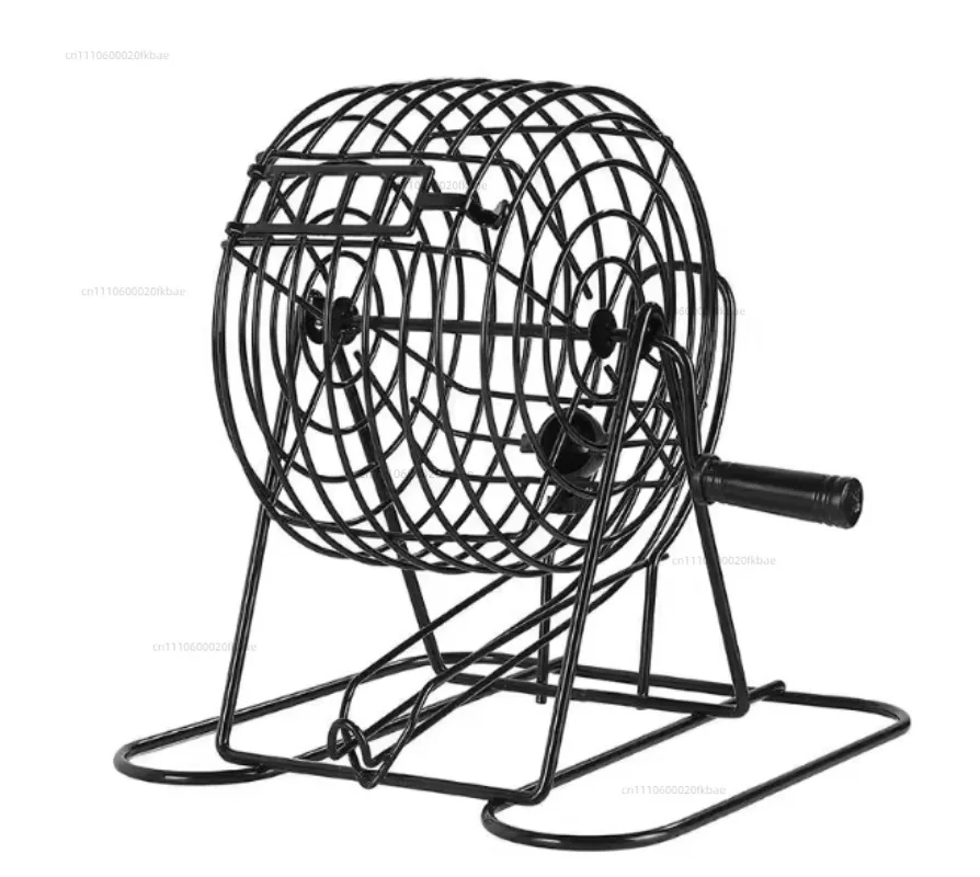 Bingo Lottery Drawing Machine Bar Party Desktop Raffle Game Spinner