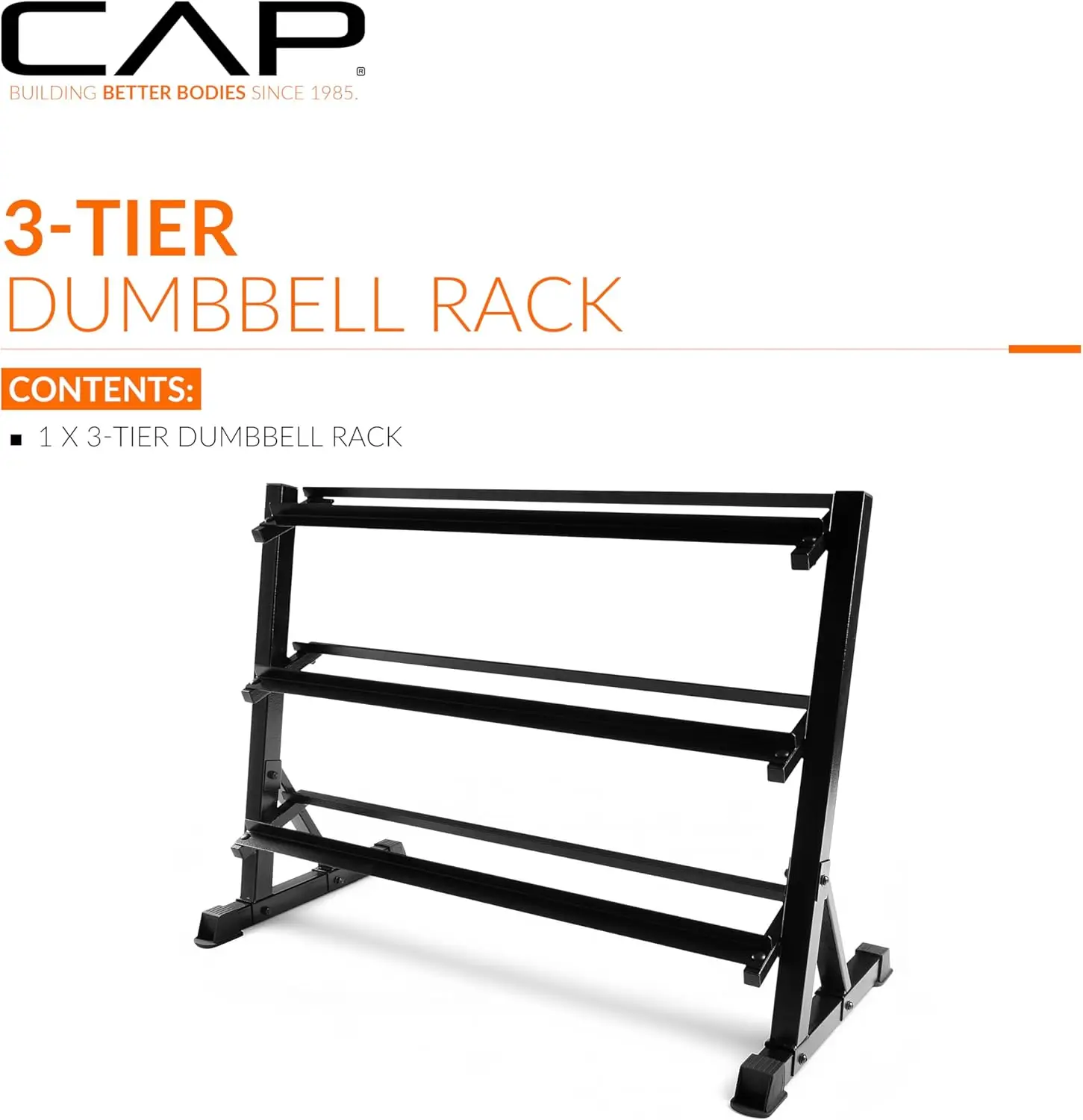 ชั้นวางดัมเบลแบบหนักพร้อมชั้นวางแบบเอียง รับน้ำหนักได้ 1000 ปอนด์ มีหลายขนาดให้เลือกสำหรับจัดเก็บในโรงยิมที่บ้าน