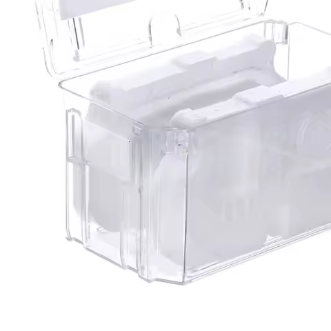 1Pc 12.3*6.8*7cm Vintage Single Grid Transparent Plastic Watch Box Inner Holder Men Ring Box Pet Christmas Gift Boxes Man