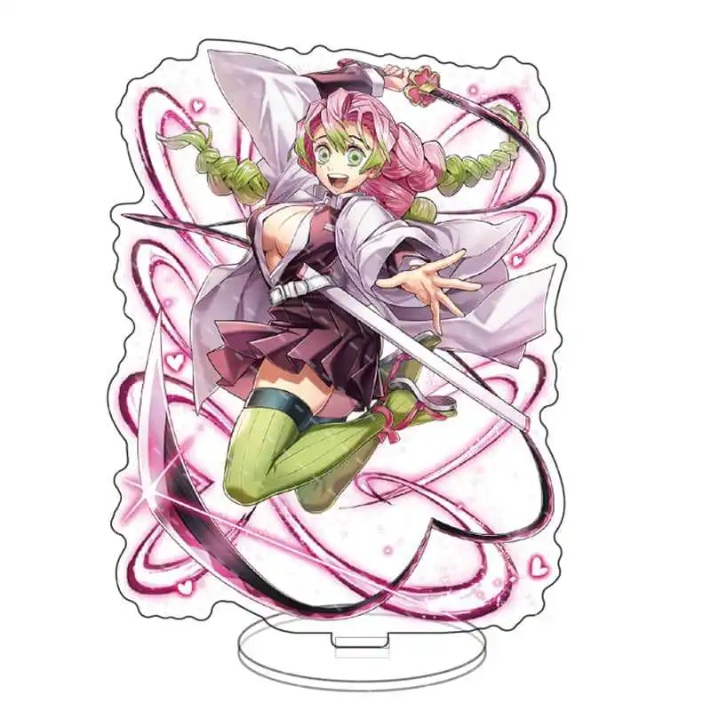 Anime Demon Slayer Acryl-Ständer Kimetsu No Yaiba Figuren Manga Garage Kits Miniaturen Modelle Spielzeug GK Ornamente Dekoration