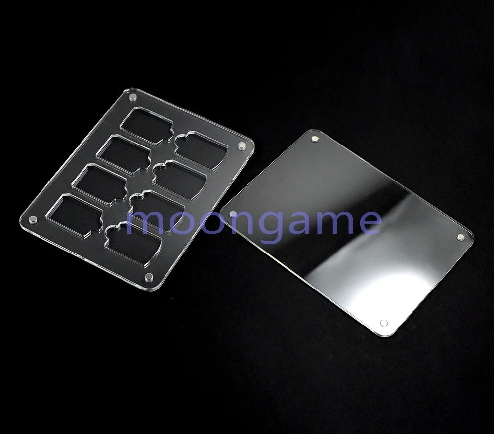 1 قطعة ل PSVITA PSV1000 PSV2000 الشفافية بطاقة الألعاب الاكريليك الحال بالنسبة PSV 1000 2000 عرض حالة تخزين قذيفة صندوق شفاف