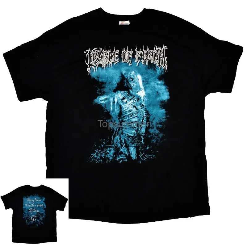 

Cradle Of Filth Painting Flowers T-Shirt Men'S T-Shirts Short Sleeve O-Neck Cotton