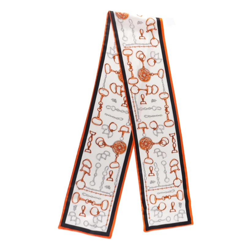 Ribbon Scarf Versatile Classic Intellectual Female Ornament Long