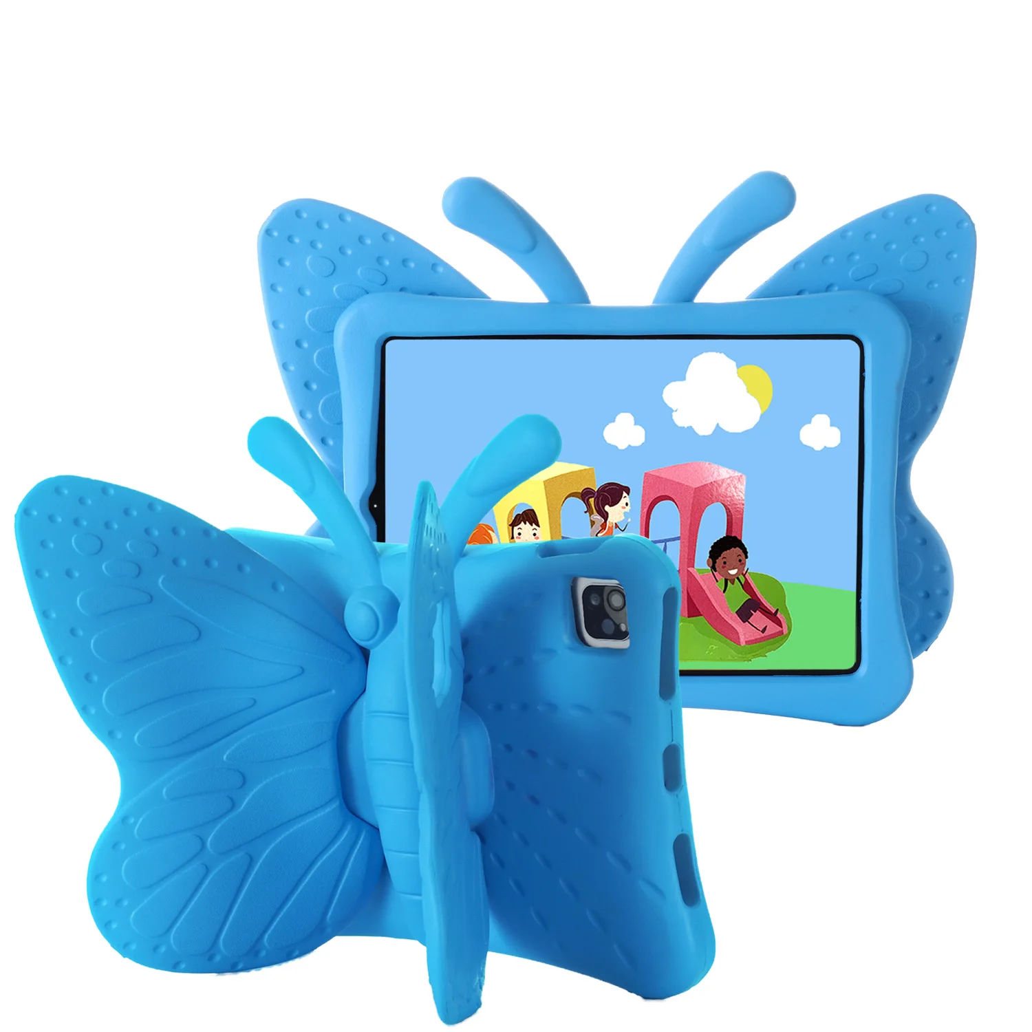 

Cute 3D Butterfly Case For iPad Air 4 5 10.9 10th Pro 11 2018 2020 2021 2022 Stand EVA Kids Funda Tablet Cover Folding Wings
