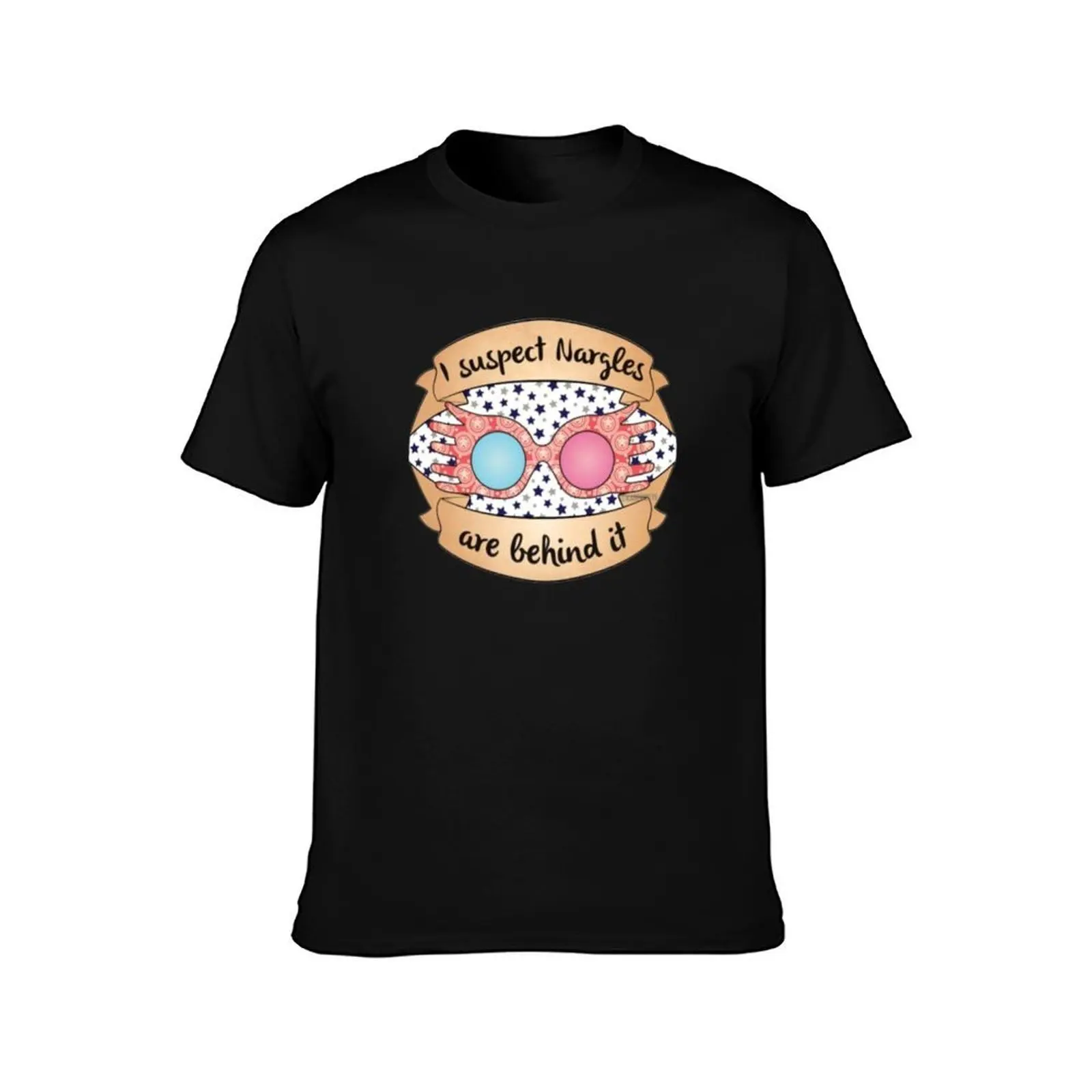 Pink Glasses I Suspect Stars T-Shirt Summer Casual Cotton Tee Oversized Streetwear Tops Vintage Graphic Print 100% Cotton
