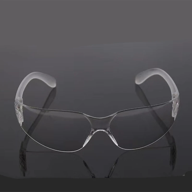 Óculos de segurança transparentes, Eye Proteção Eyewear, Dustproof, Windproof, Anti Laser, trabalho ao ar livre, laboratório