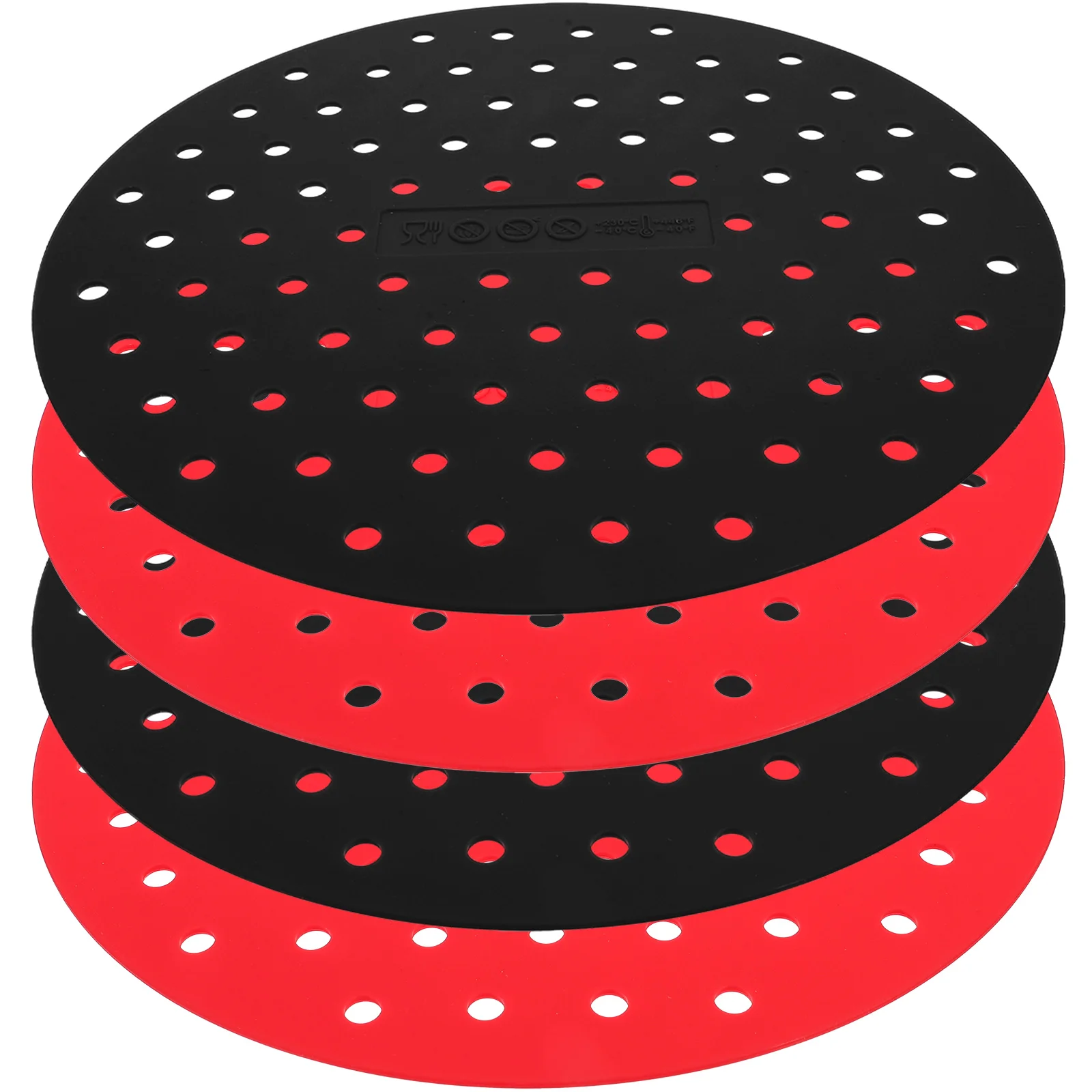 

4pcs Oil Filter Baking Mats Heat Resistant Silicone Pads Air Fryer Food Baking Mat Reusable Kitchen Accessories