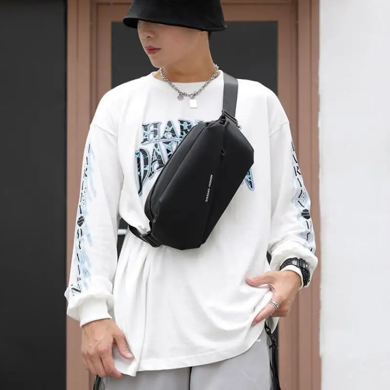 

Новая осенне-зимняя модная сумка через плечо, нейлоновый водонепроницаемый мобильный кошелек, большая вместимость с несколькими карманами, сэндвич-конфіденційность