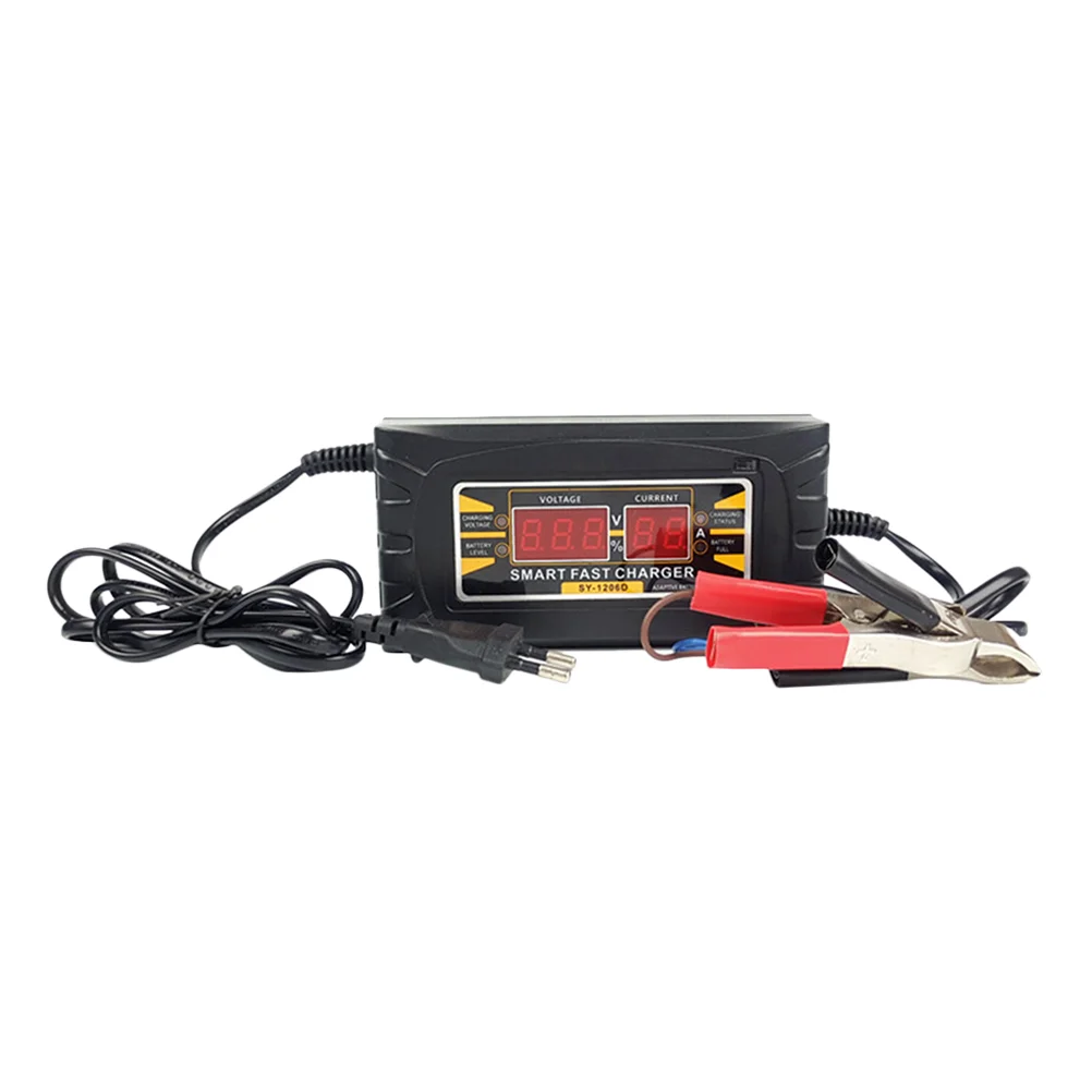 

12V 6A LED Intelligent Display Car for Lead Acid Batteries (EU Plug) car accessories