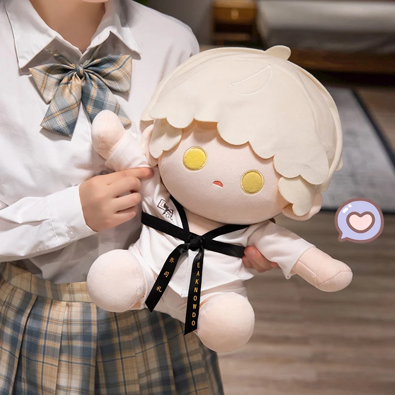 40 سنتيمتر لطيف أنيمي أفخم المعبود دمية مع الملابس الضوء والليل محشوة الشكل القطن الدمى جمع هدية للبنين أطفال