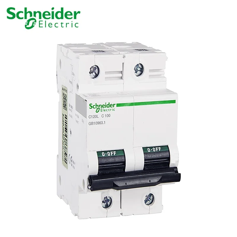 Schneider electric High power  Circuit Breaker C120L 2p  C type  63A 80A 100A 125A  15kA   A9N19833/40/48/56