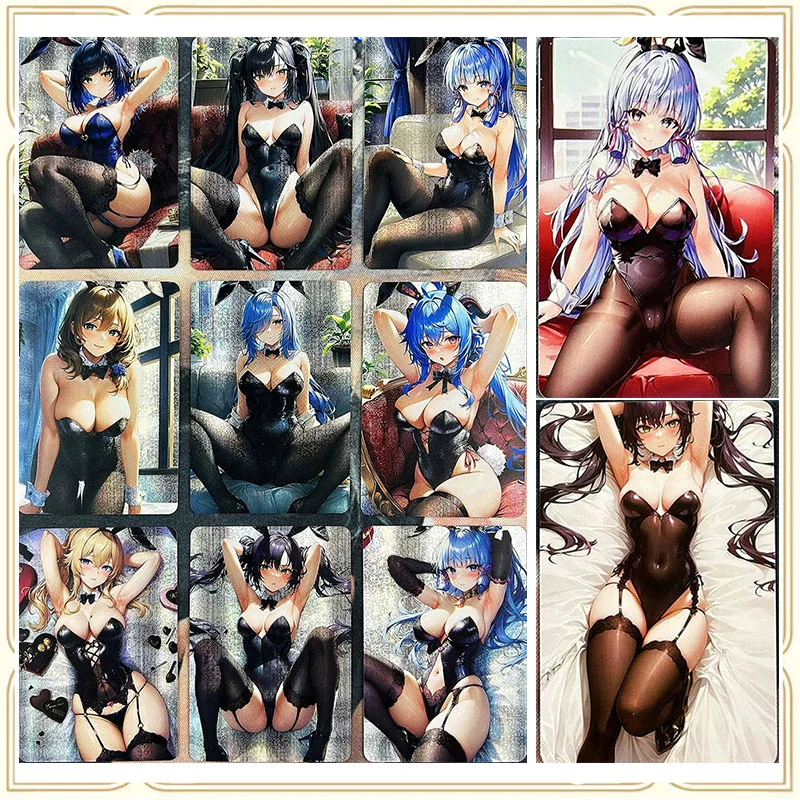 

Anime Goddess Story DIY ACG Sexy Card Genshin Impact Paimon Lumine Collection Card Toy Boy Christmas Birthday Present