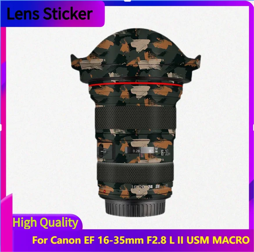 

Для Canon EF 16-35 мм F2.8 L II USM MACRO наклейка на объектив защитная наклейка на кожу пленка защита от царапин покрытие EF16-35 F/2.8L
