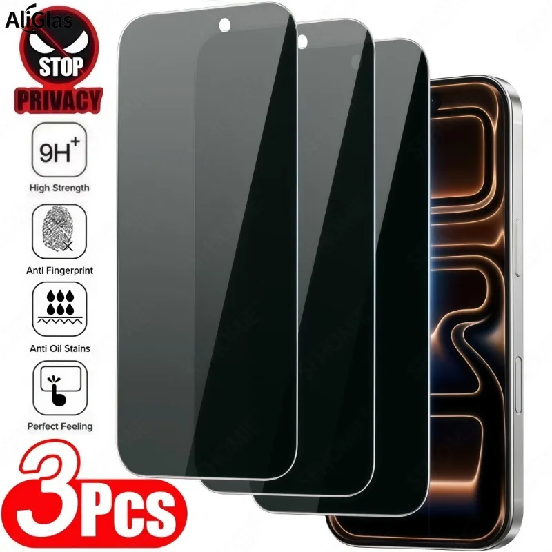 

3 шт. защитная пленка для экрана для iPhone 11 12 13 14 15 16 17 Pro Max 14 15 16 Plus 16E Air XR XS полное защитное стекло