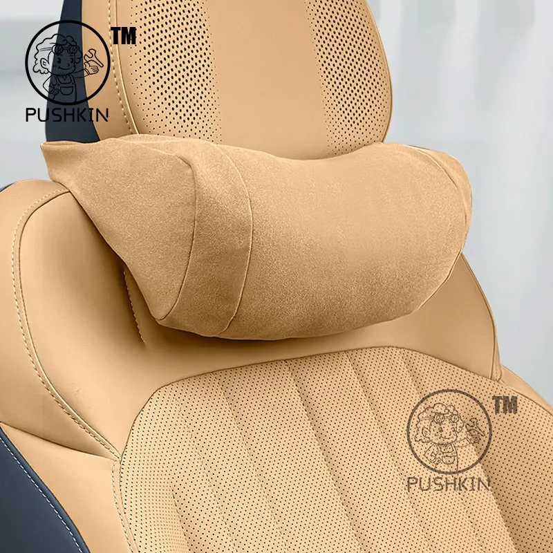 For Geely Galaxy Starship 7 EM-i Geely EX5 EM-i 2025 2026 Leather Neck Pillow Memory Foam Pillows Waist backrest Car Accessories