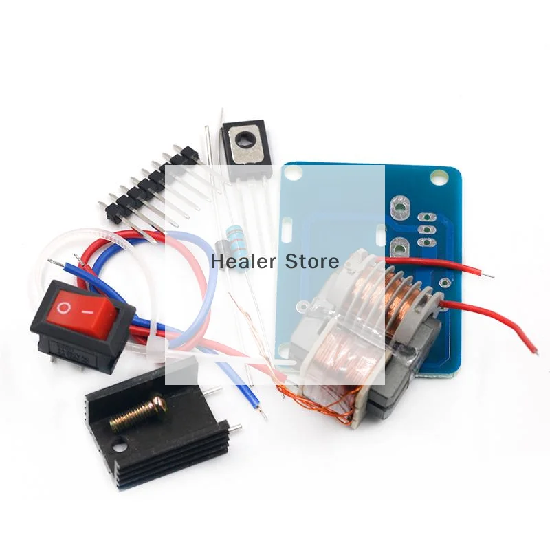 

1 комплект U-образного трансформатора, 15 кВ, высокочастотный генератор постоянного тока, высоковольтный дуговой генератор зажигания, инвертор, повышающий комплект 18650 DIY Kit