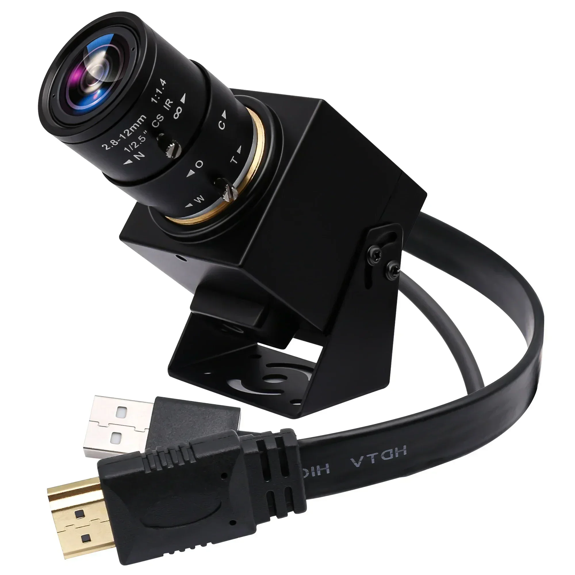 2026 4. ELP 4K HD-MI USB Camera IMX415 3840*2160  H.264 H.265 Manual Zoom Industrial USB Security Camera For Windows Androi