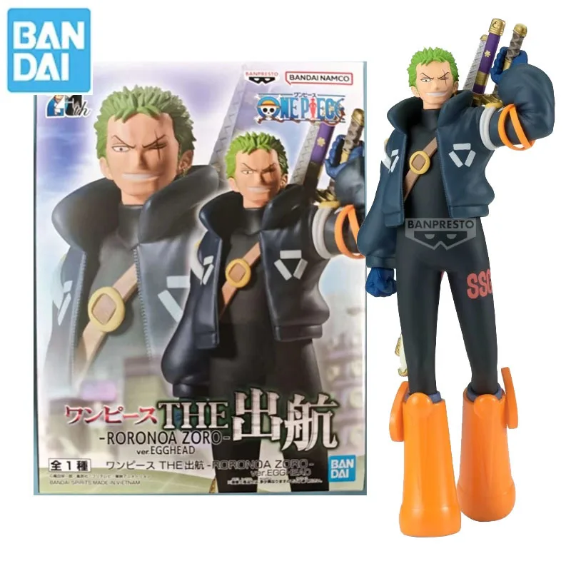

Bandai оригинальные ONE PIECE DXF Egghead Island Roronoa Zoro аниме фигурки игрушки для детей подарки