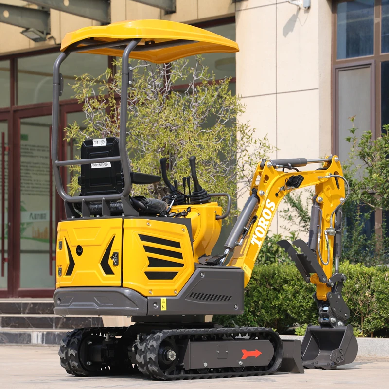 Toros Earthmoving Machinery Micro Customized Mini Excavator 1.6ton Customized Mini Excavator With Air Conditioning