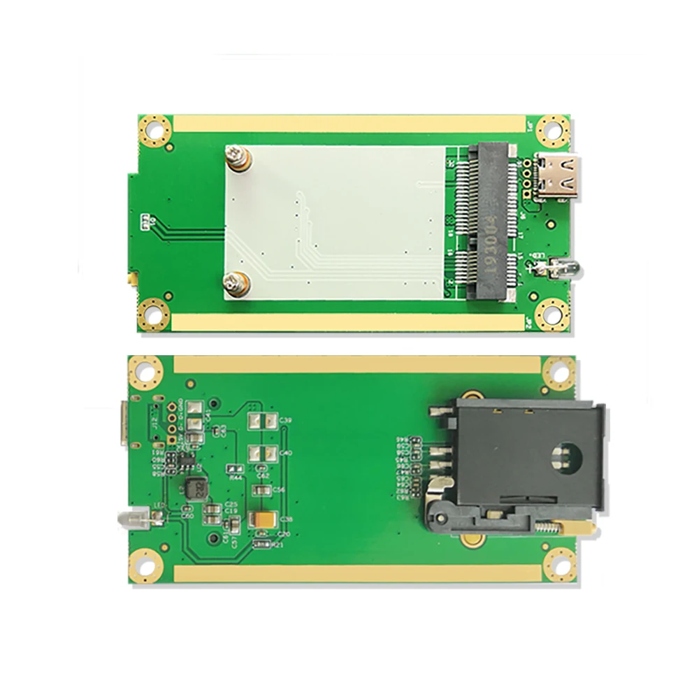4G LTE Industrial Mini PCIe to USB Adapter(Type-C USB3.1) W/SIM Card Slot Type-C to USB Cable For WWAN/LTE 3G/4G Wireless Module