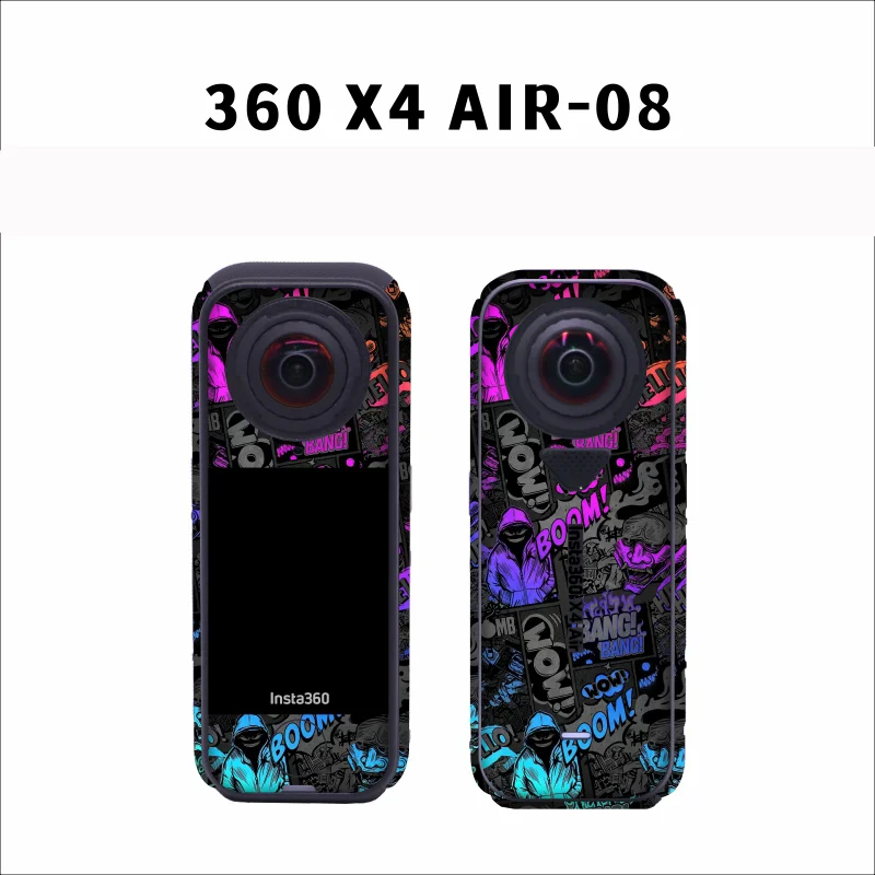 Naklejki na kamerę Insta360 X4 Air, folia ochronna przeciw zarysowaniom, naklejki dekoracyjne, personalizowane akcesoria do kamer Insta 360 x4air — zdjęcie produktu 5