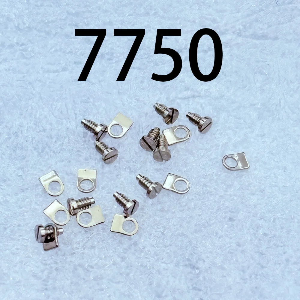 258Watch Accessory Mounting Plate, 10 Pairs of Mounting Screws for 7750 Movement (10 Screws + 10 Locking Plates)