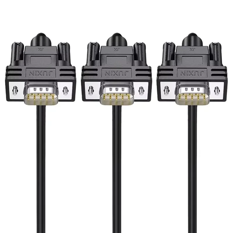 DB9 RS232 Double-shielded Serial Data Cable 485 Male To Male To Female 3 Pin Direct Connection/crossover Pure Copper