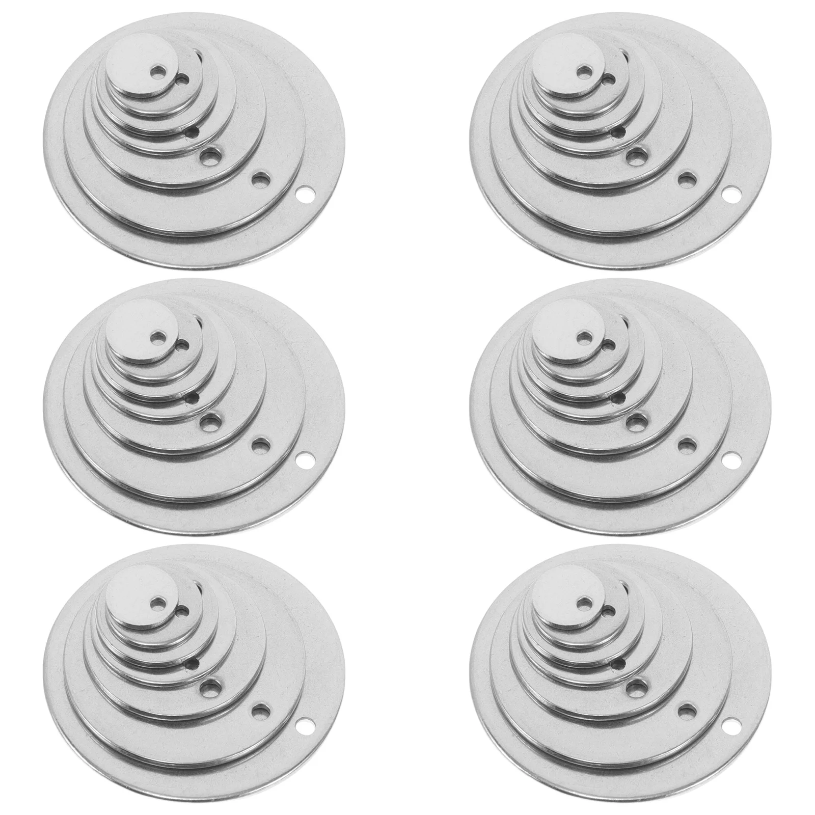 

70 шт., плоские круглые подвески из нержавеющей стали, аксессуары для изготовления ювелирных изделий своими руками, подвески с несколькими спецификациями, дисковые ювелирные изделия