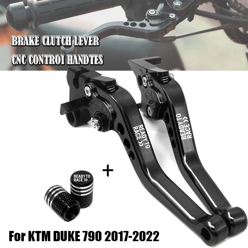 

For KTM DUKE 790 2017 2018 2019 2020 2021 2022 Motorcycle CNC Accessories Short Brake Clutch Levers Adjustable Handle Set