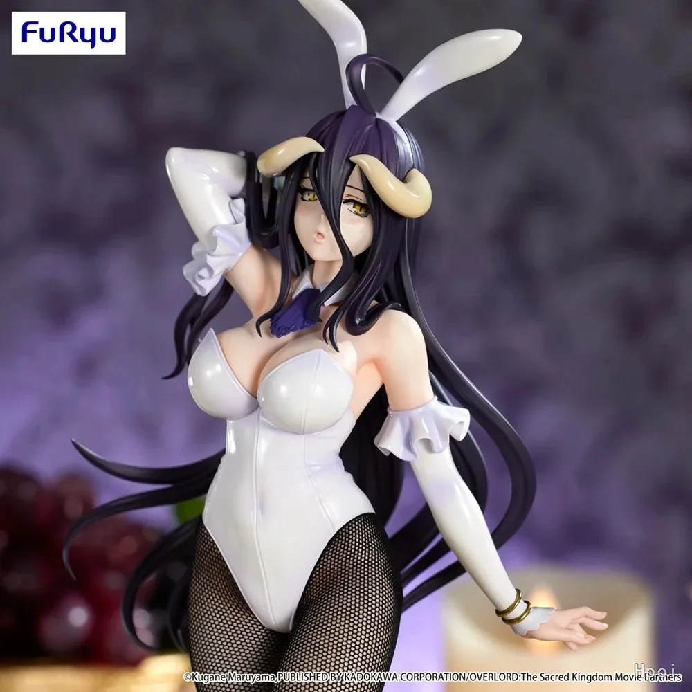 Original Furyu Bicute Hasen Overlord Albedo 30cm echte Action Anime Figur PVC Modell Sammler Spielzeug Kind Geschenk auf Lager