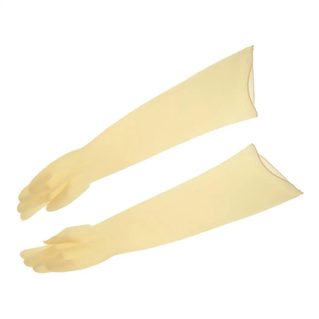 Rubber Coated Work Gloves Non Slip Safety Hand Protection Chemical Resistant for Factory Use